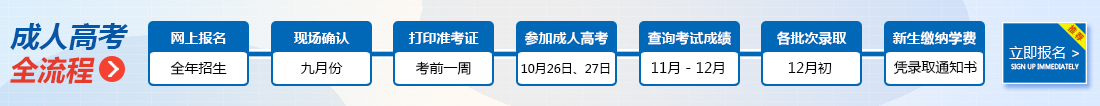 潍坊成人高考报名流程
